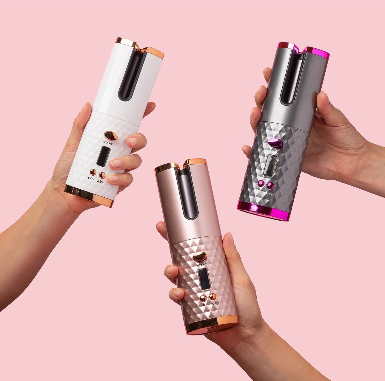 Boucleur à Cheveux en Céramique - Rotation Automatique